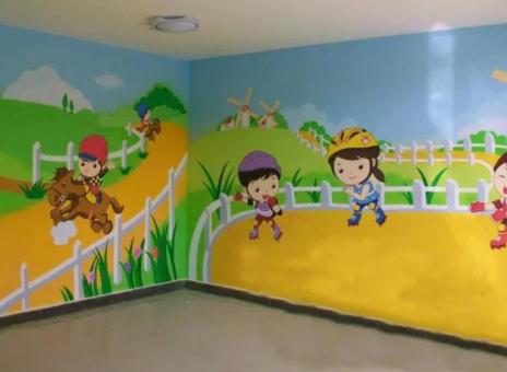 兰坪幼儿园墙体彩绘制作流程及注意事项