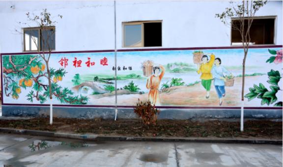 兰坪乡镇文化墙 乡风文明焕发新活力