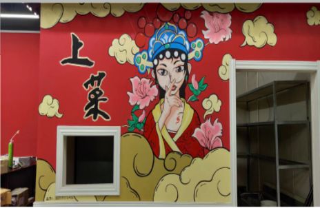 兰坪墙体彩绘的发展和应用