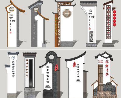 兰坪美丽乡村标识标牌有哪些分类？